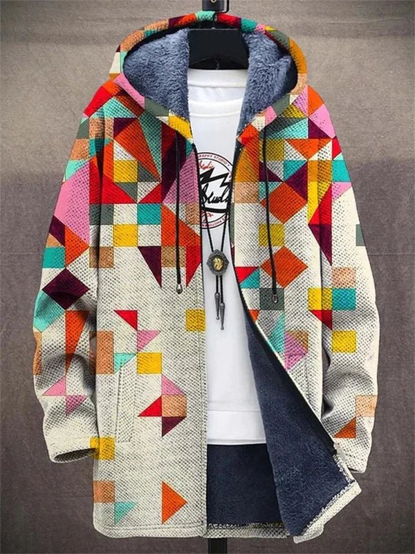 Victoria | Colourblock Knit Sweater Jacket