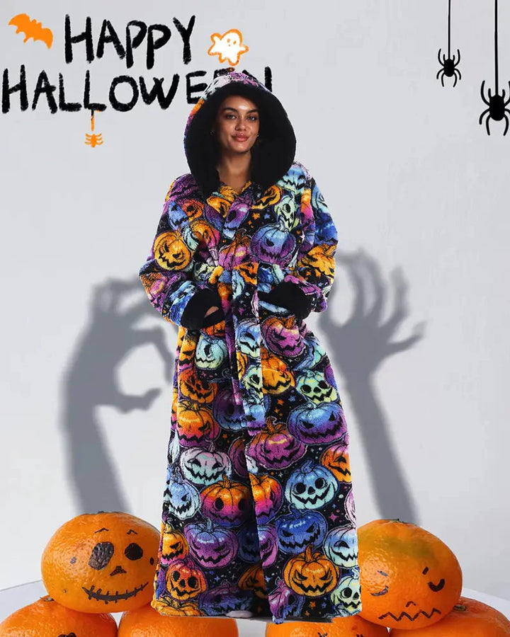 Halloween Pajamas & Blanket Loungewear Set for Women & Men