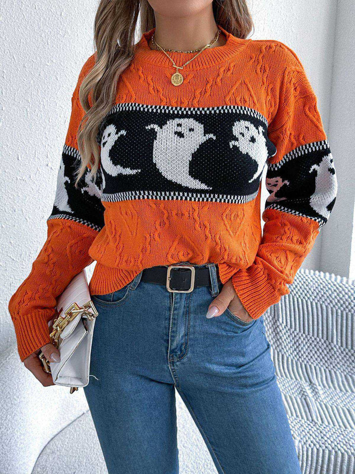 Avery | Ghost Charm Sweater