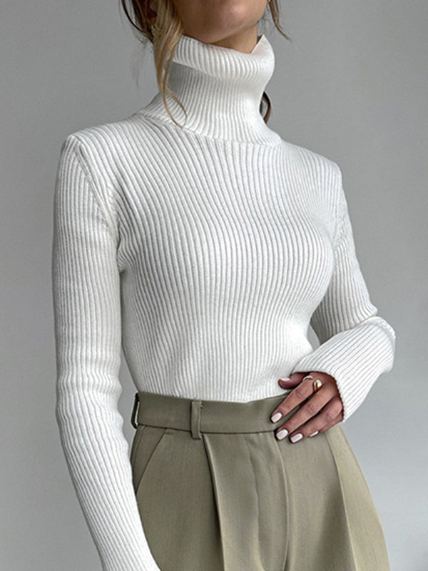 Celeste | Ribbed Turtleneck Sweater