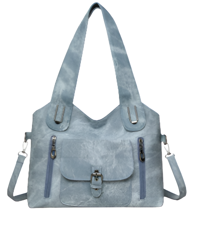 Olivia | Vintage Leather Shoulder Tote