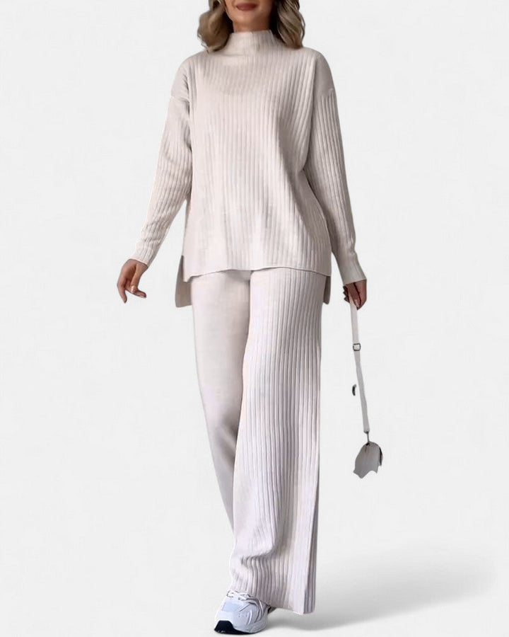 Séverina | Elegant and Comfortable Ribbed Indoor Set