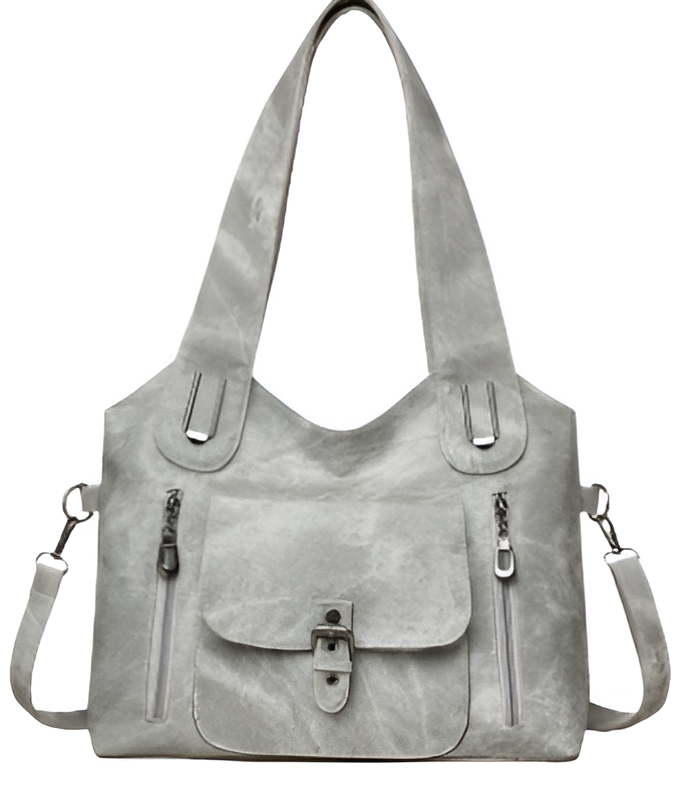 Olivia | Vintage Leather Shoulder Tote
