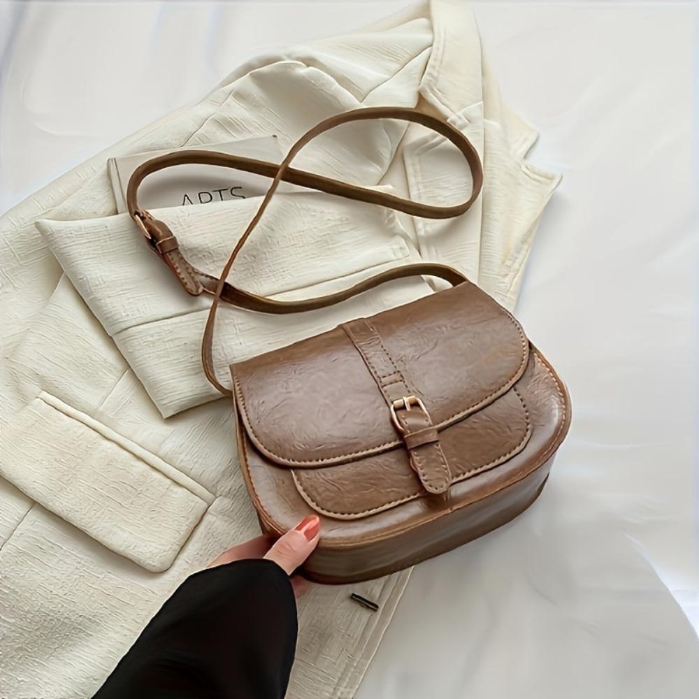 Lina | Vintage Leather Crossbody Bag
