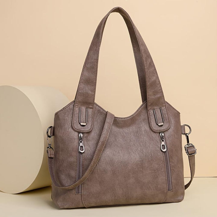 Remi | Classic Leather Shoulder Tote