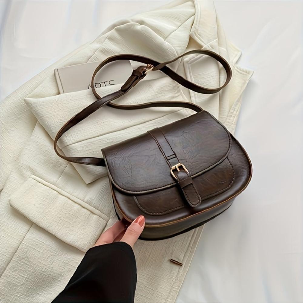 Lina | Vintage Leather Crossbody Bag