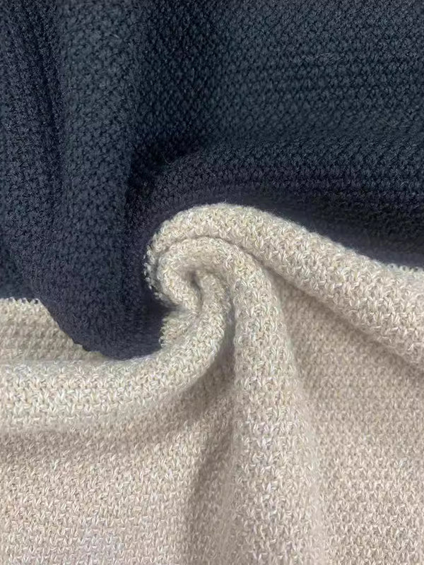 Brylee | Two-Tone Knit Sweater