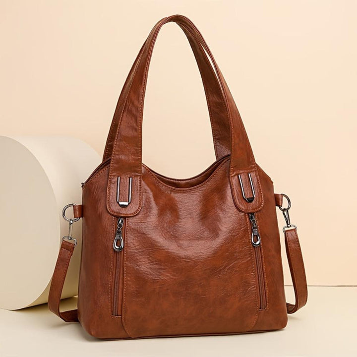 Remi | Classic Leather Shoulder Tote
