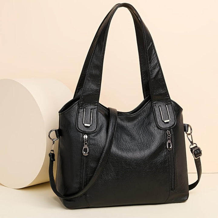 Remi | Classic Leather Shoulder Tote