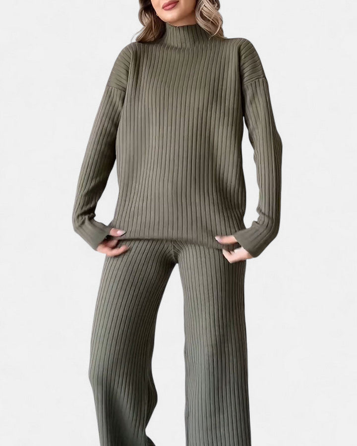 Séverina | Elegant and Comfortable Ribbed Indoor Set