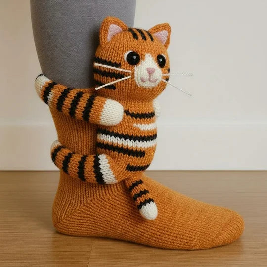 Olive & Lily | Adorable Animal Hug Socks