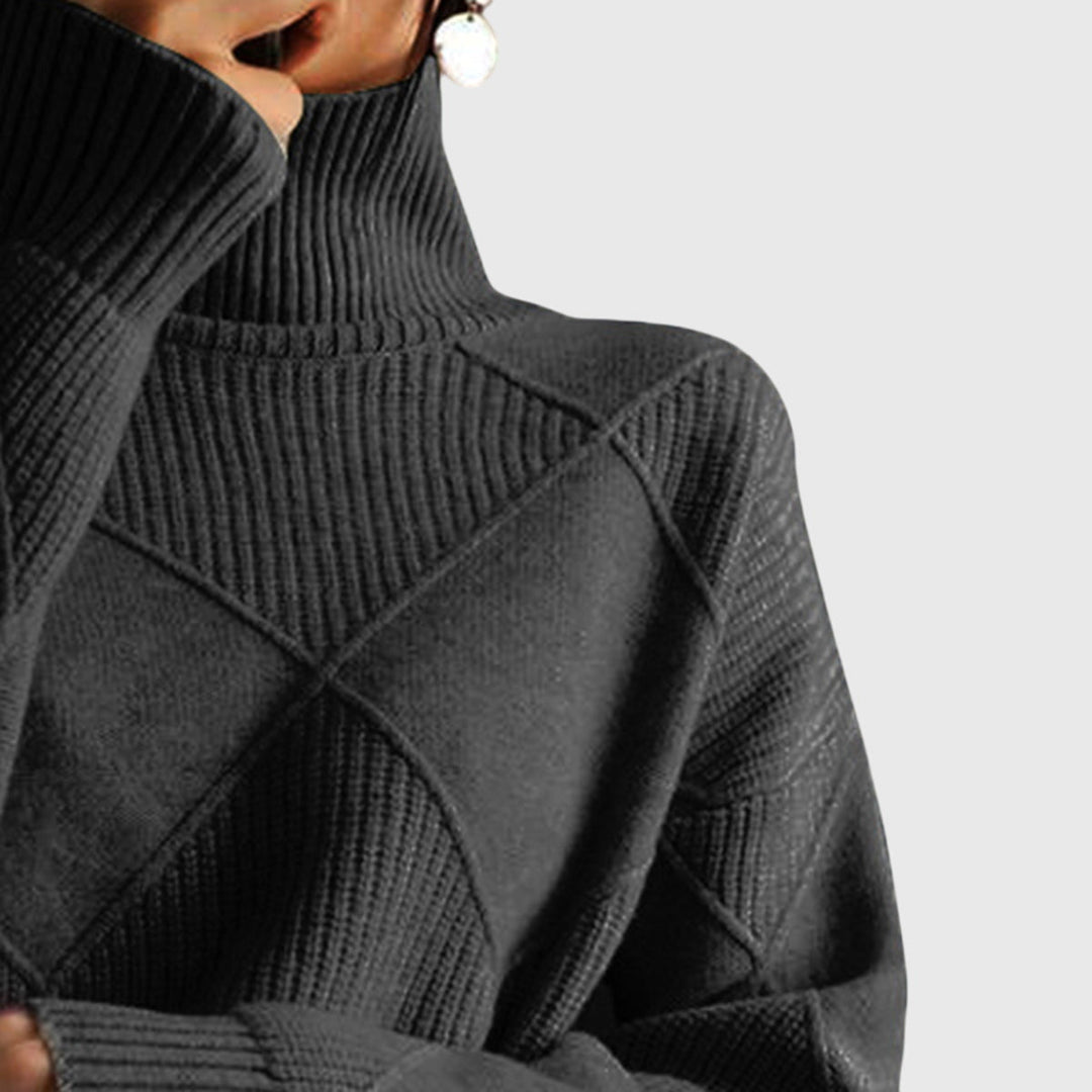 Angela | Elegant Turtleneck Top
