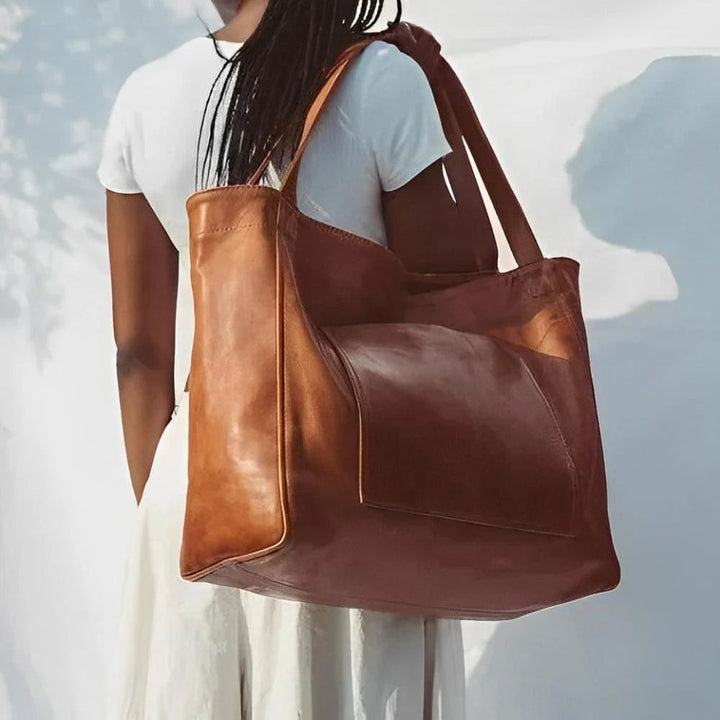 Marissa | Minimalist Leather Tote
