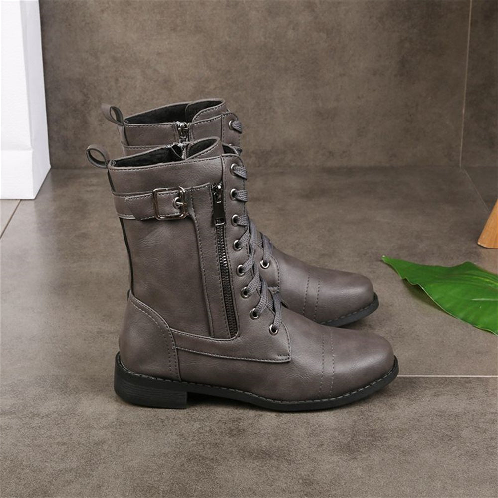 Erica Toe Side Zipper Orthopedic Boots
