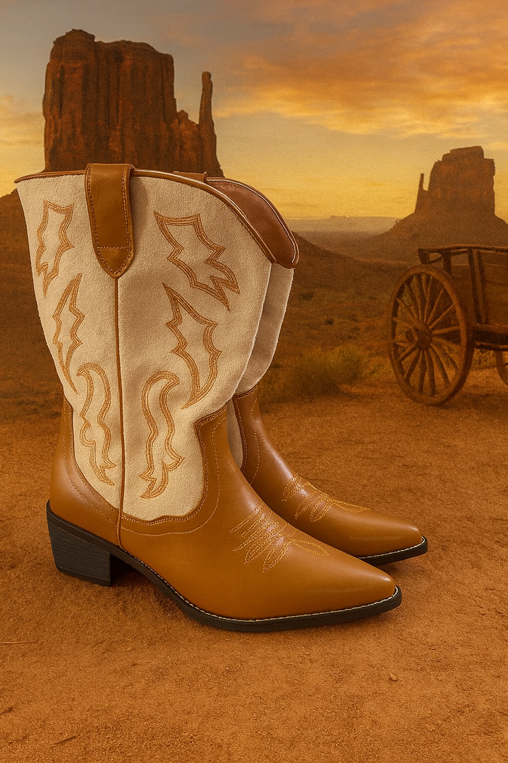 Cowboy boots - Brown