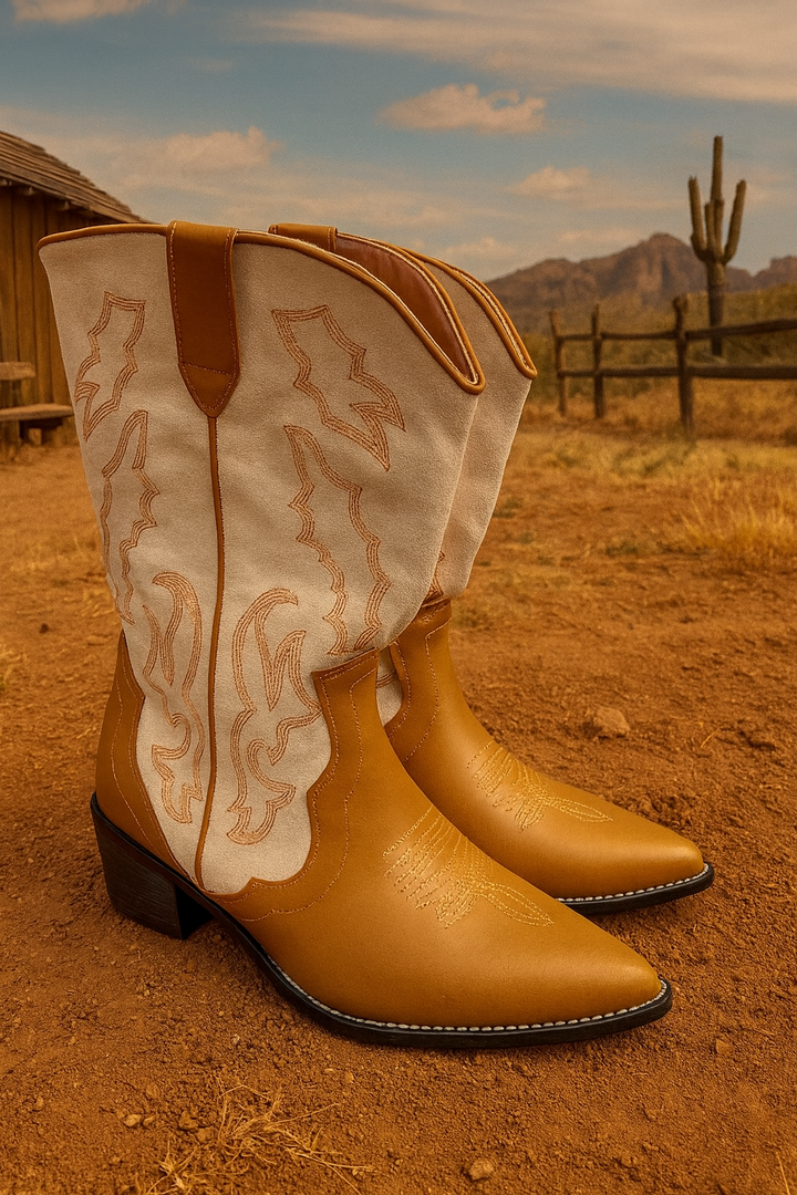 Cowboy boots - Brown