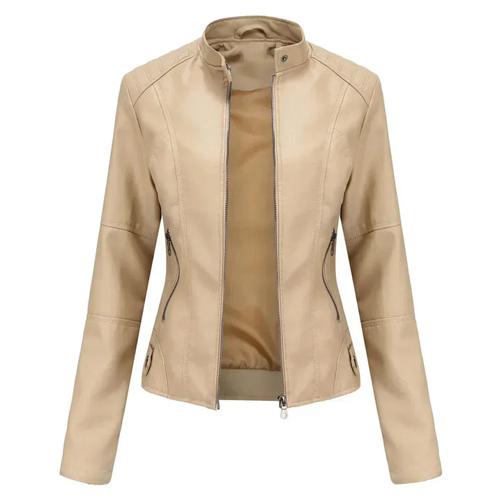 Bellini | Minimalist Smooth Leather Jacket