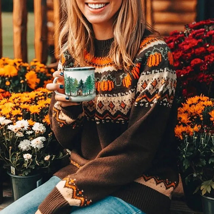 Taylor | Pumpkin Harvest Sweater