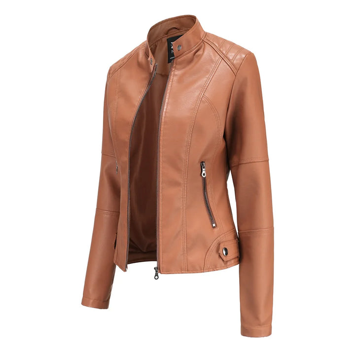 Bellini | Minimalist Smooth Leather Jacket