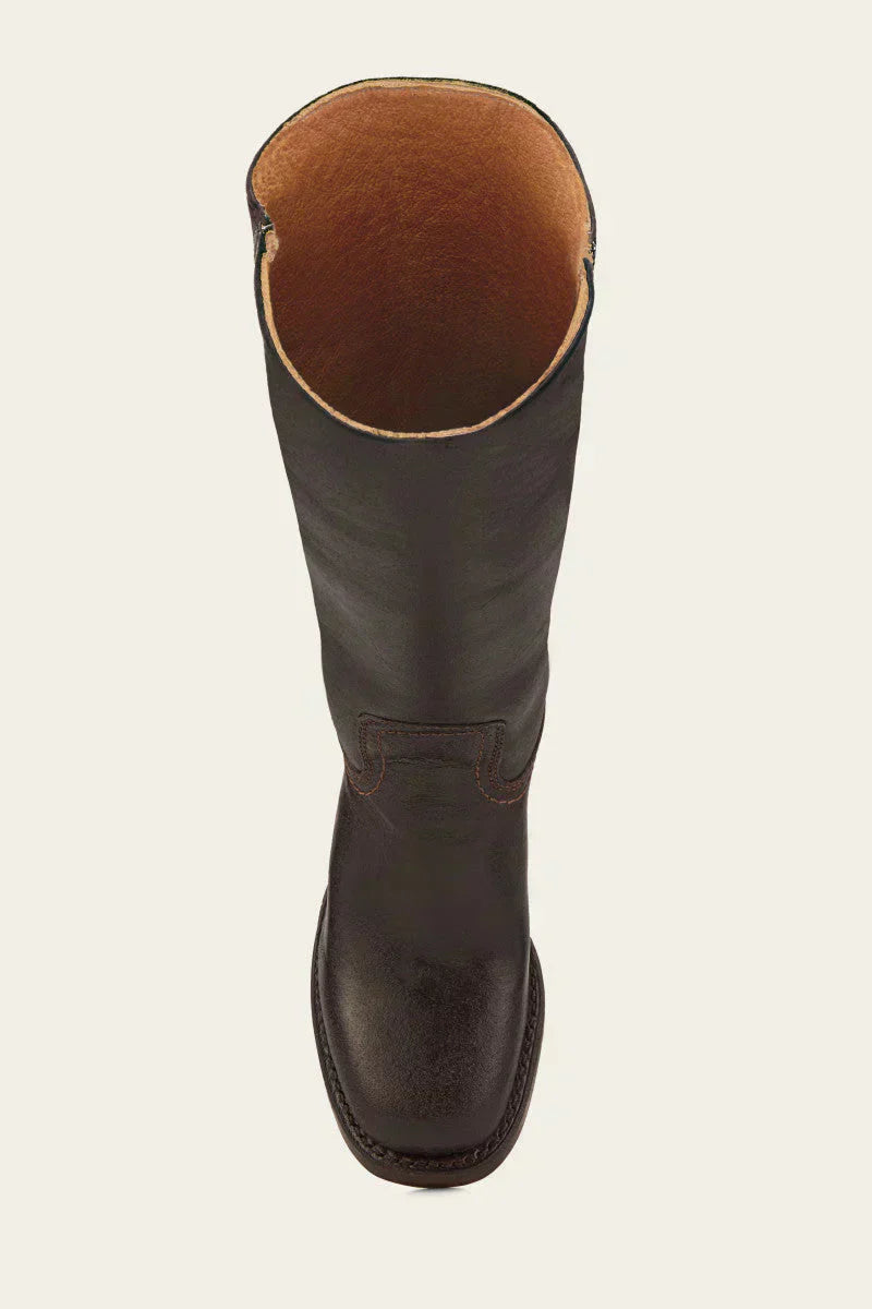 Knee-High Boots with Slim Fit and Structured Sole