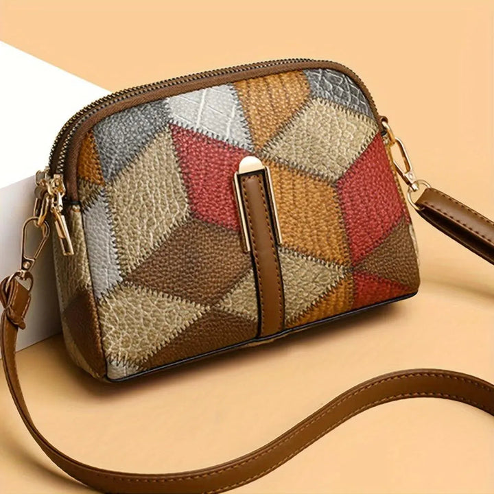 Pearl | Patchwork Leather Crossbody Bag