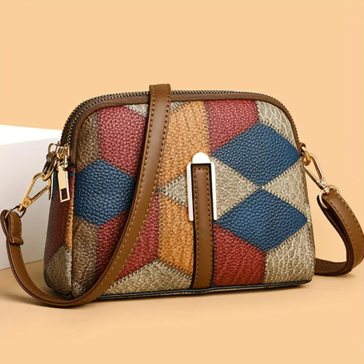 Pearl | Patchwork Leather Crossbody Bag