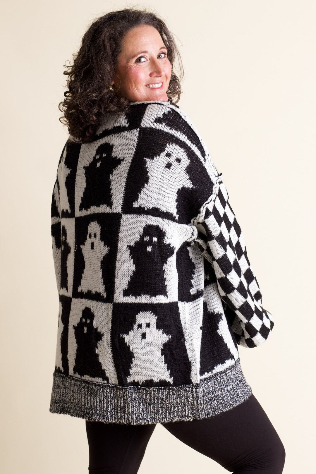 Brooklyn | Checkered Ghost Sweater