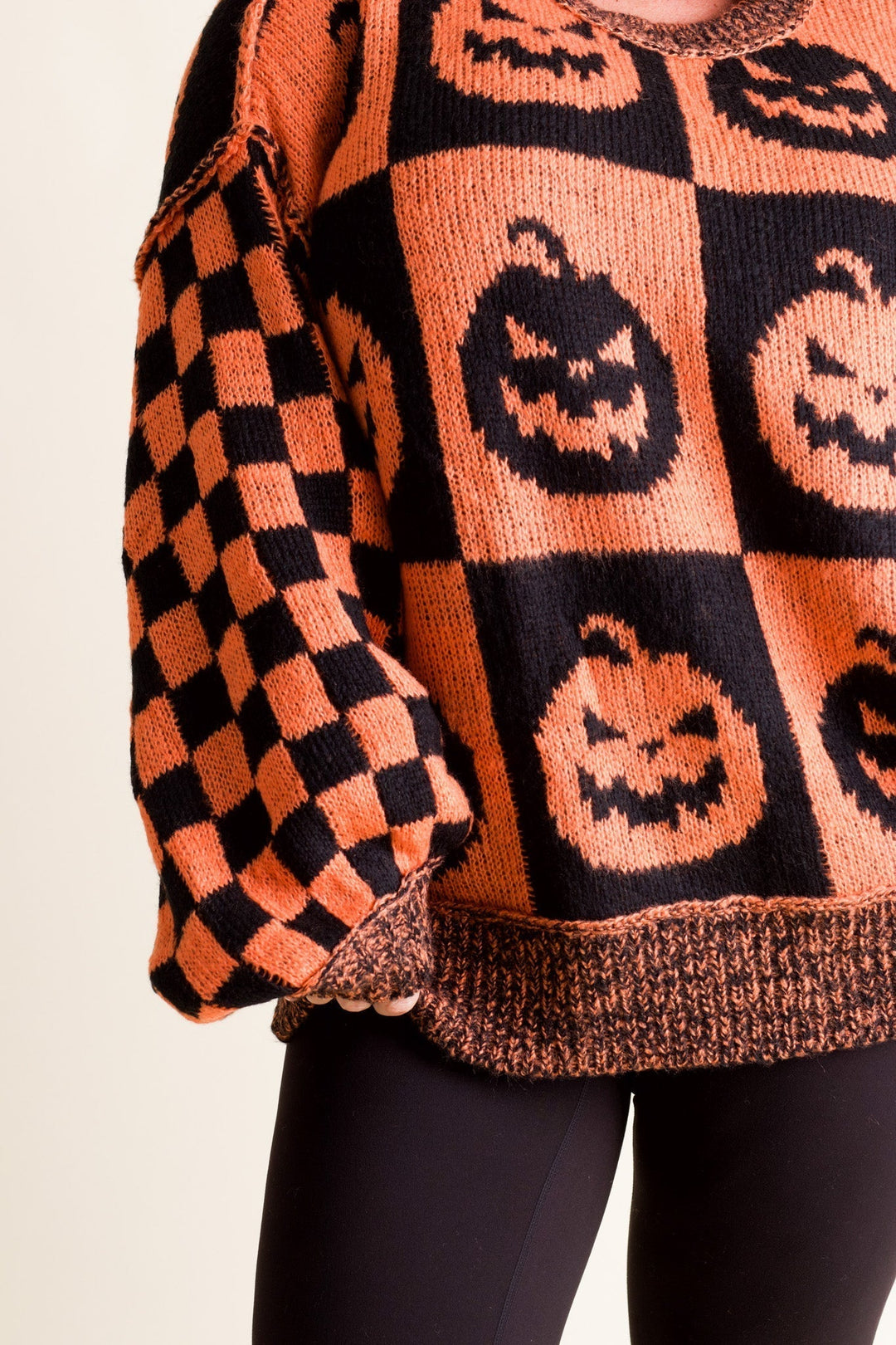 Brooklyn | Checkered Ghost Sweater