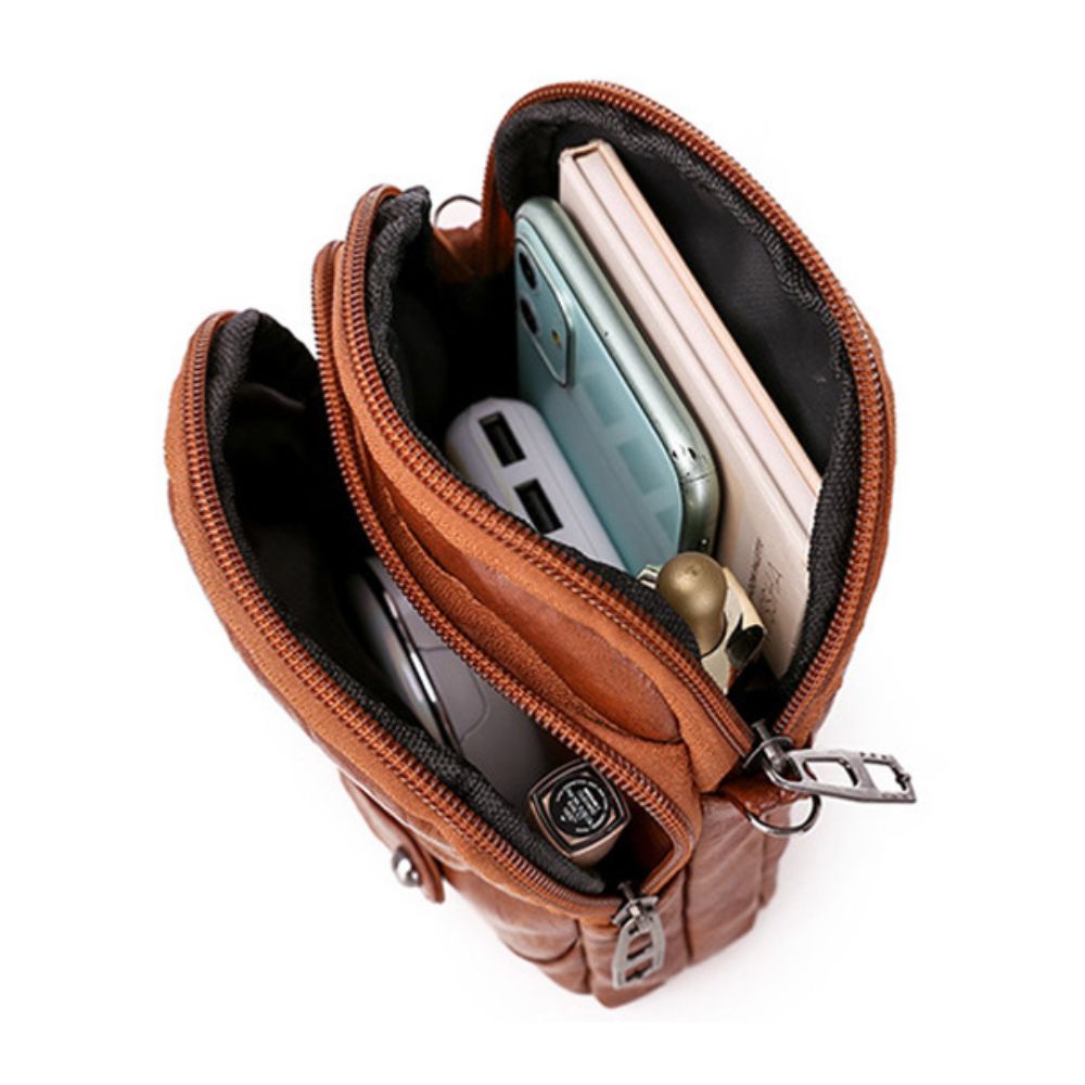 Naomi | Compact Leather Crossbody Bag