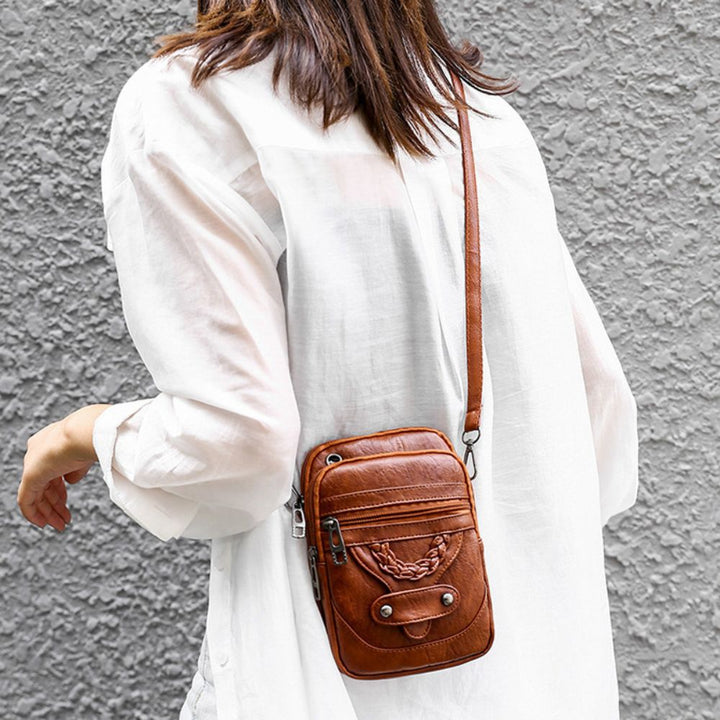 Naomi | Compact Leather Crossbody Bag