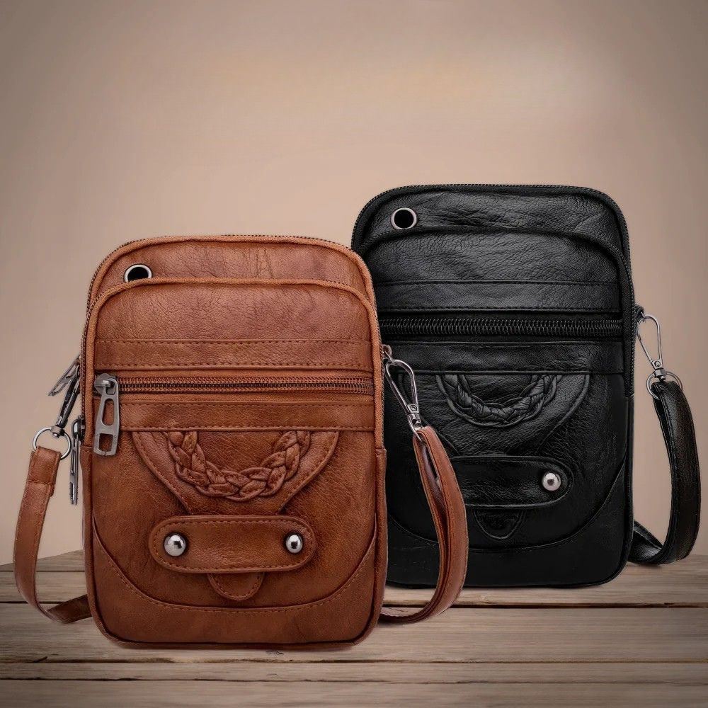 Naomi | Compact Leather Crossbody Bag