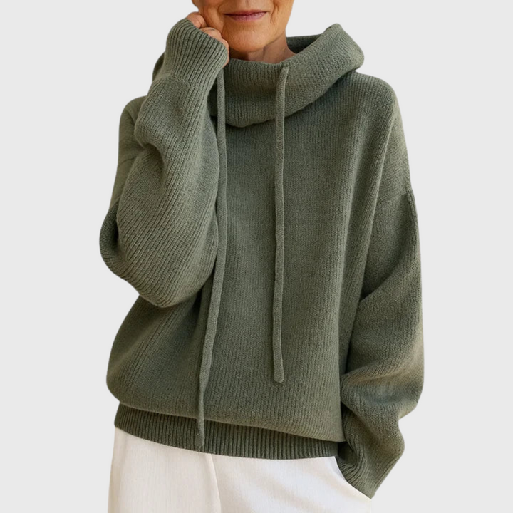Eden | Drawstring Turtleneck Sweater