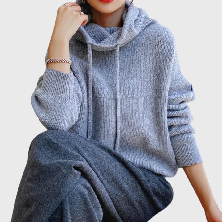 Eden | Drawstring Turtleneck Sweater