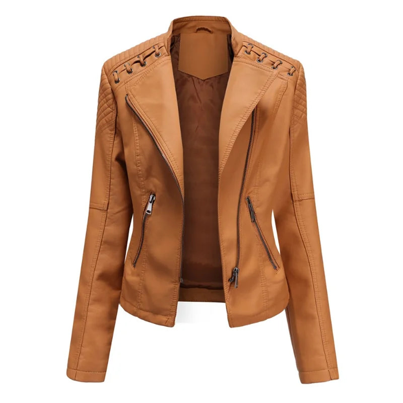 Olive | Classic Soft Leather Jacket