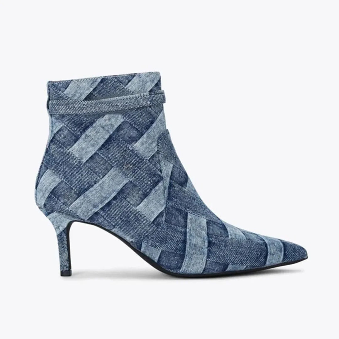 DANICA WOVEN DENIM HEELS
