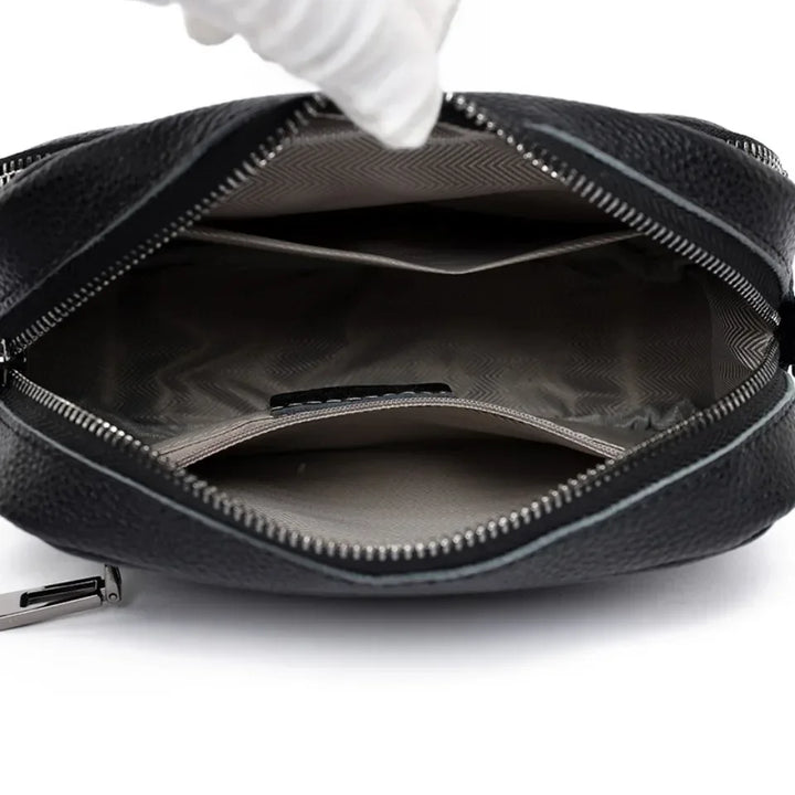 Zara | Refined Leather Shoulder Bag