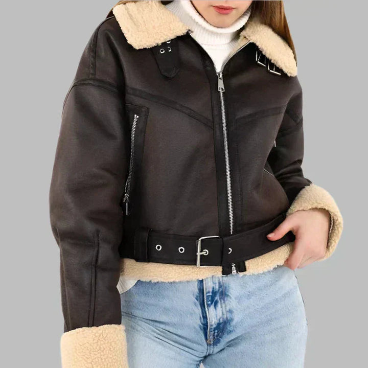 Olive | Versatile Breathable Leather Jacket