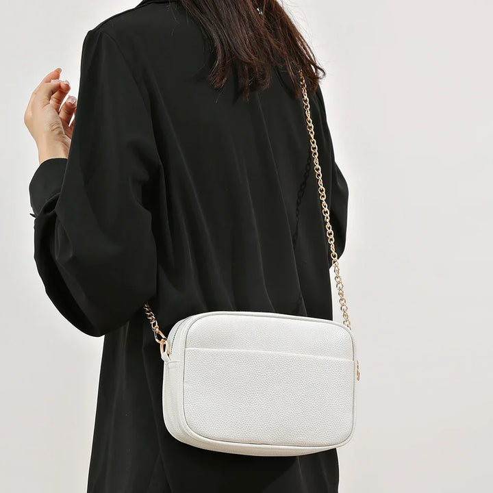 Zara | Refined Leather Shoulder Bag