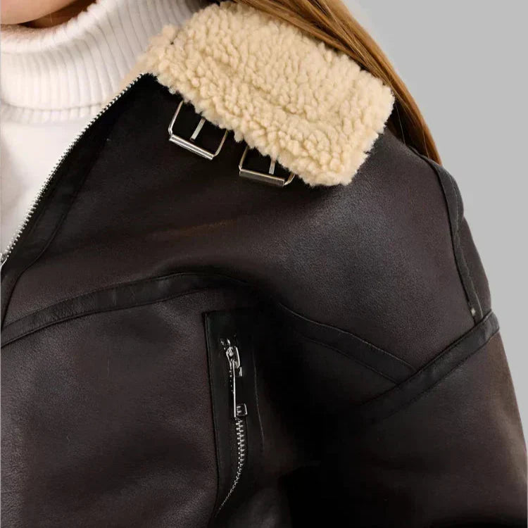 Olive | Versatile Breathable Leather Jacket