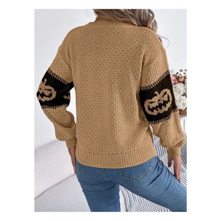 Sloane | Pumpkin Glow Sweater