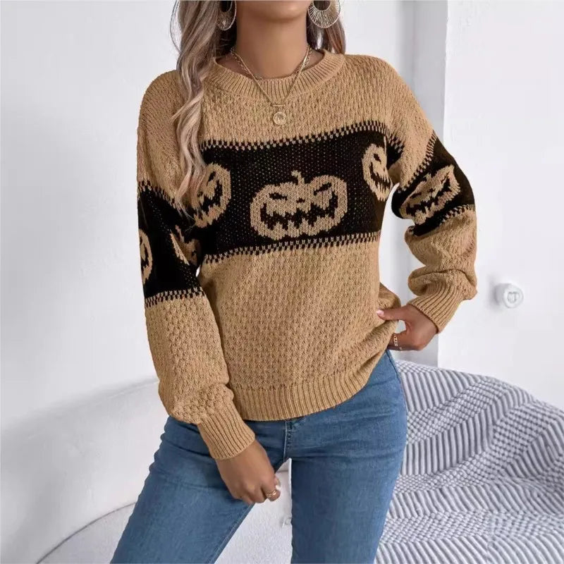 Sloane | Pumpkin Glow Sweater