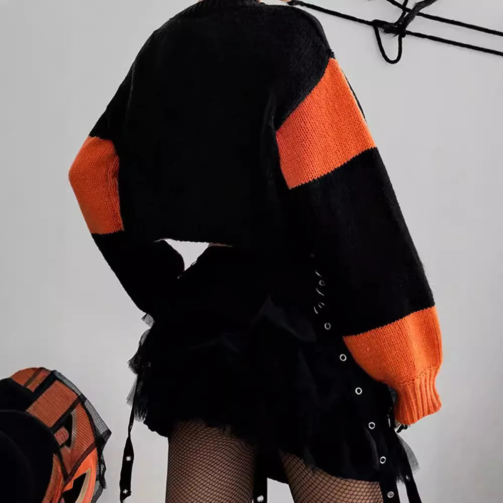 Dakota | Pumpkin & Ghost Cardigan