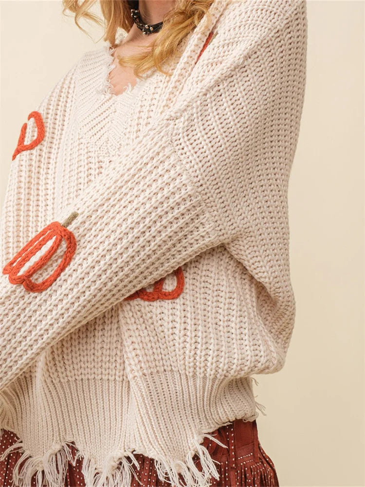 Morgan  | Pumpkin Patch Sweater