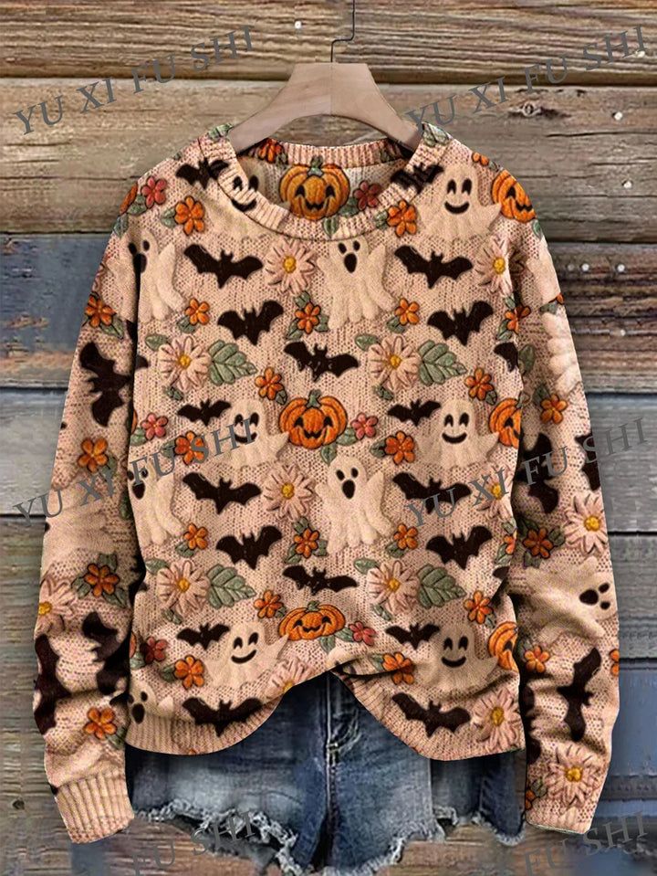 Madison | Halloween Bloom Sweater