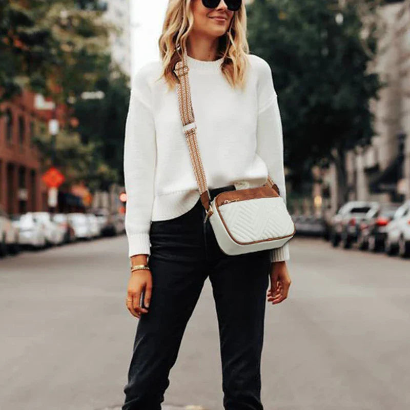 Ariana | Refined Leather Shoulder Bag