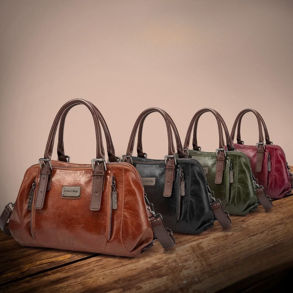 Jada  | Structured Leather Handbag