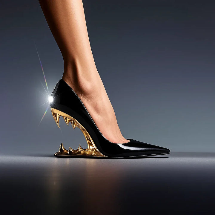 TALIA WOLF FANG HEELS