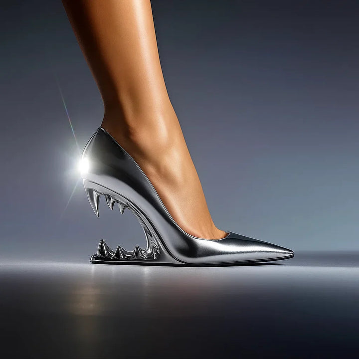 TALIA WOLF FANG HEELS