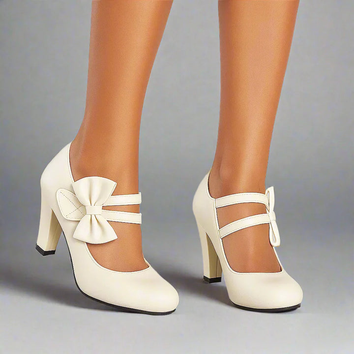 BELLA BOW HEELS