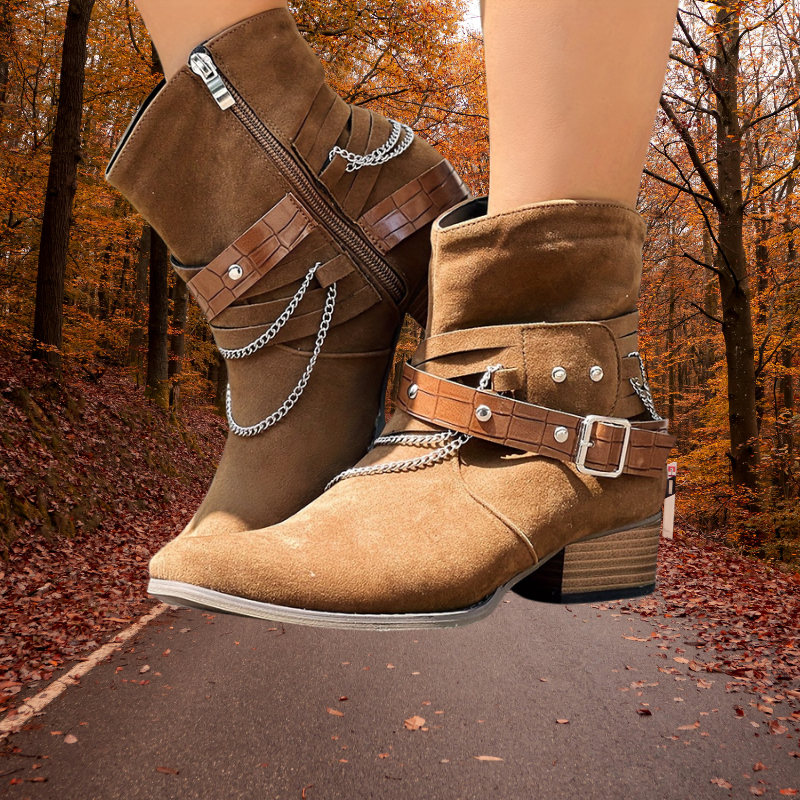 Sofia | Chain Boots